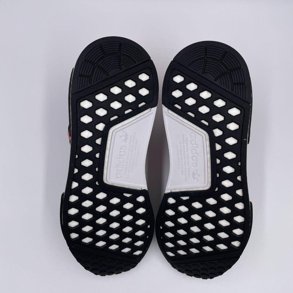 Adidas NMD R1 Black / Pink / White Mens Shoes - Picture 6 of 8